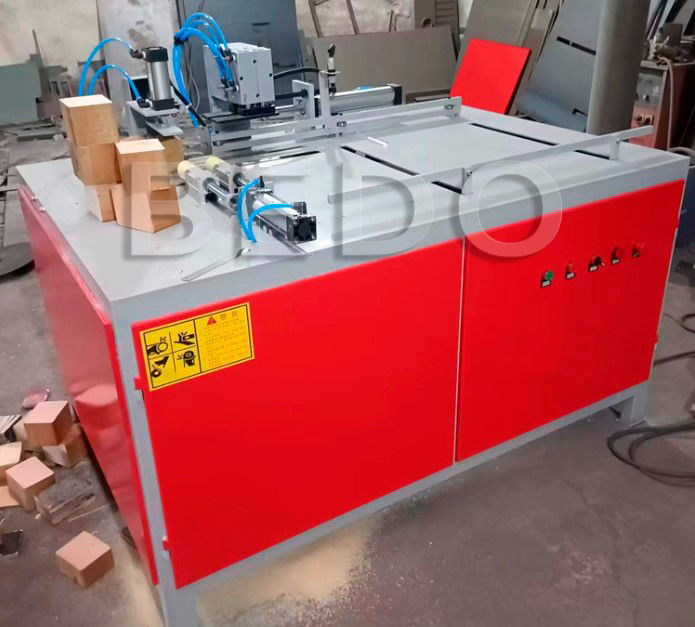 High Efficiency Wood Pallet Block Saw Cutting Machine Low Noise