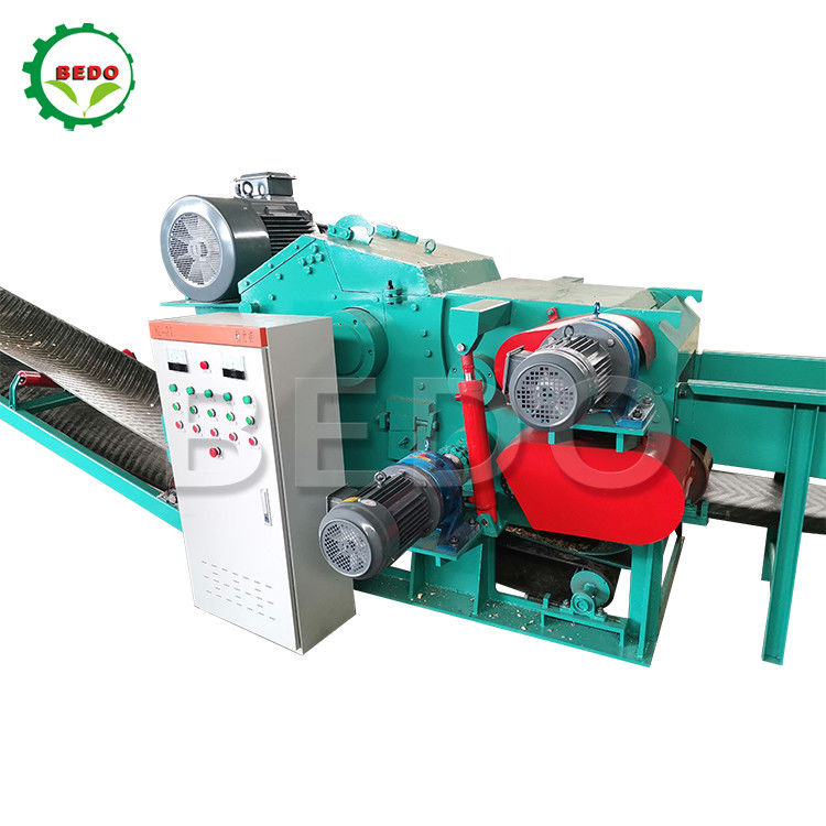 Equipo del interruptor de madera del tipo tambor de la máquina trituradora de la trituradora de madera eléctrica de la silvicultura 590rpm
