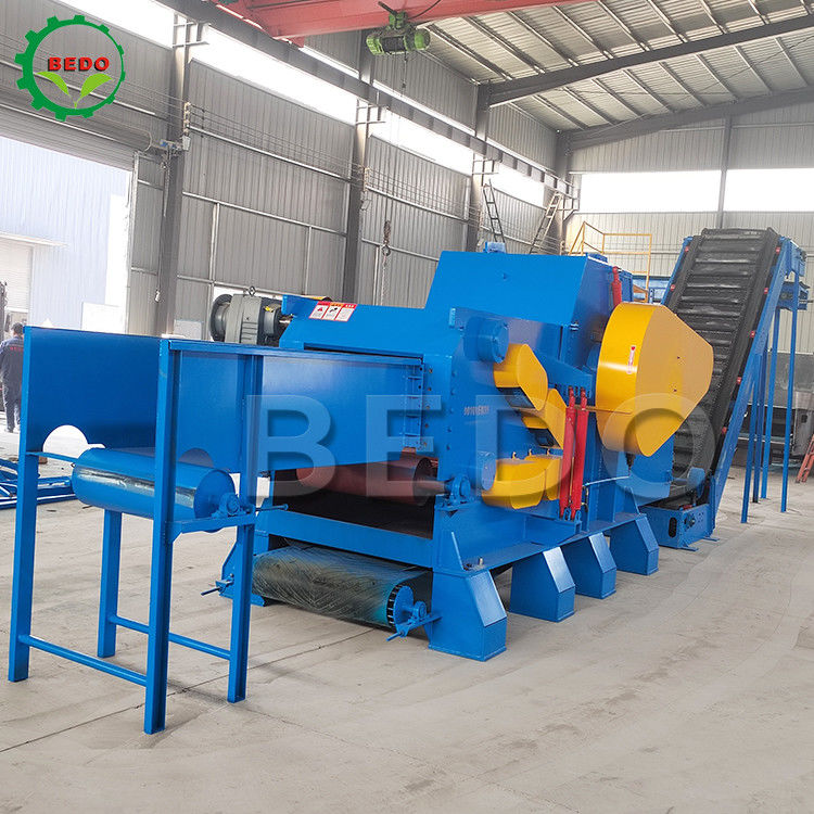 Trituradora de tambor industrial de alta capacidad de color personalizado de la máquina trituradora de madera forestal eléctrica