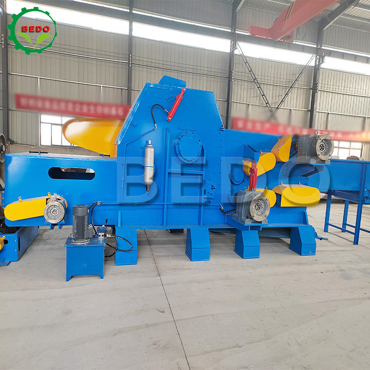 Trituradora de tambor industrial de alta capacidad de color personalizado de la máquina trituradora de madera forestal eléctrica