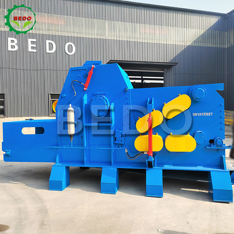 25-30 toneladas/h Máquina de trituración de madera forestal de 380 V 18000 kg Trituración de tambores industriales de trabajo pesado