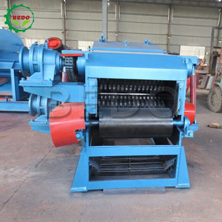 Máquina de trituración eléctrica de madera de bambú de 75kw 240x540mm Tipo de tambor de entrada Equipo triturador
