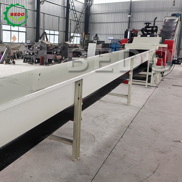 8500 kg Máquina de trituración de árboles de madera con motor diésel Equipo de trituración forestal de color personalizado