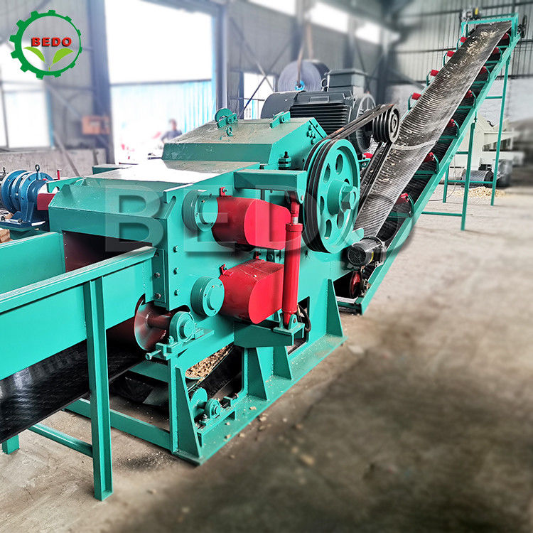 Ahorro energético de madera eléctrica tronco de árbol triturador máquina de papel molino industrial tipo tambor triturador