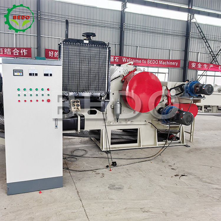 Motor diesel 110KW de la máquina chipper de madera vacía de la trituradora del manojo de fruta de Palm EFB para la central eléctrica de la biomasa