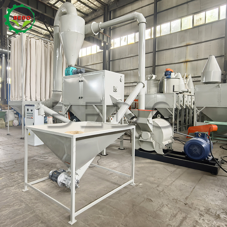 Máquina de polvo de madera de frecuencia 50Hz para aserrín de madera, bajo ruido y alta frecuencia