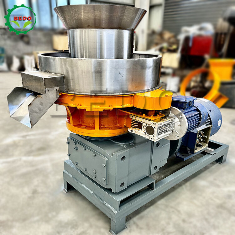 Máquina de pellets de madera con capacidad de 500 kg/h con matriz de acero inoxidable y rodamientos NSK para la producción de pellets de alta eficiencia