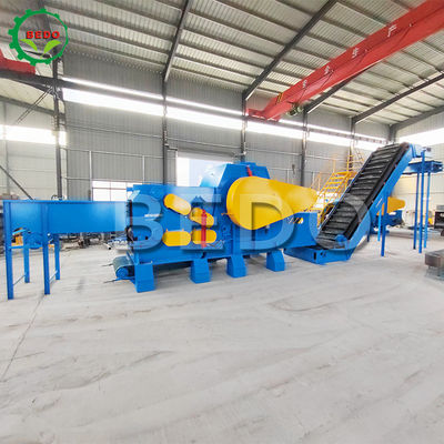 25-35mm Chipa de trabajo pesado máquina de trituradora de madera comercial de gran capacidad triturador de tambor