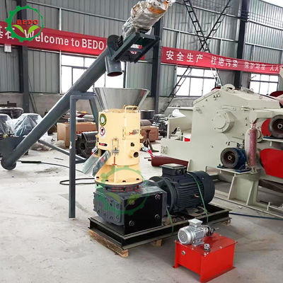 Máquina para hacer pellets de madera de 450 kg Pelletizer 15KW