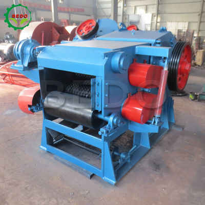 Máquina de trituración eléctrica de madera de bambú de 75kw 240x540mm Tipo de tambor de entrada Equipo triturador