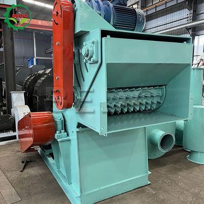 Máquina de molino de martillo de madera de 45 kW 2-5T/H Capacidad con colector de polvo