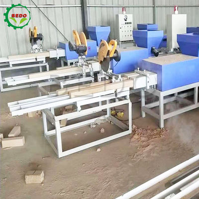 Máquina de fabricación de bloques de paletas de madera comprimidas de aserrín de 1500 kg automática 3-5MPa