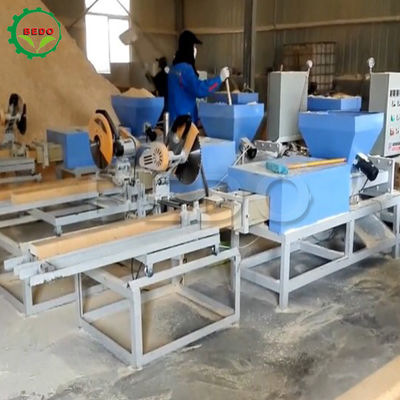 Aprobación CE Máquina automática de fabricación de bloques de aserrín de madera 1500 kg