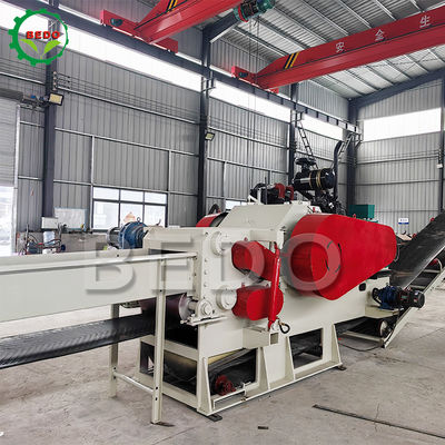 Motor diesel 110KW de la máquina chipper de madera vacía de la trituradora del manojo de fruta de Palm EFB para la central eléctrica de la biomasa