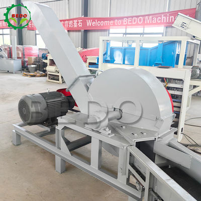 Potente máquina eléctrica para triturar madera con 6 cuchillas y 3kw de potencia de transporte de alimentación
