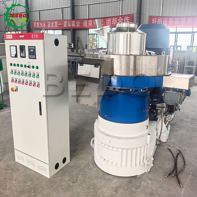 Máquina avanzada de pellets de biomasa de acero inoxidable con sistema de control PLC