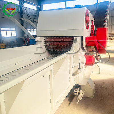 Equipo triturador Industrial tipo tambor, máquina trituradora de madera con cuchillas automáticas de entrada de 700x400mm, 2 uds.