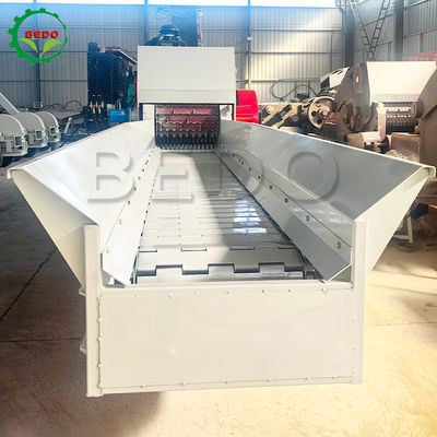 Trituradora industrial tipo tambor de la máquina trituradora de madera del transportador de alimentación del motor hidráulico del tamaño del microprocesador de 25-35m m 235HP