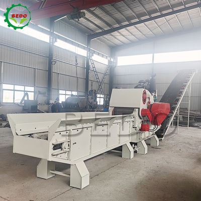 2pcs Cuchilla Motor hidráulico máquina de trituración de madera transportador de alimentación lisa tipo tambor industrial triturador