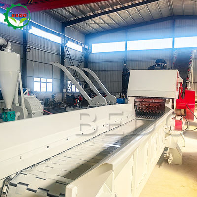 Motor hidráulico 2pcs cuchillas personalizable Trituradora de madera máquina de alimentación transportador tambor tipo triturador industrial