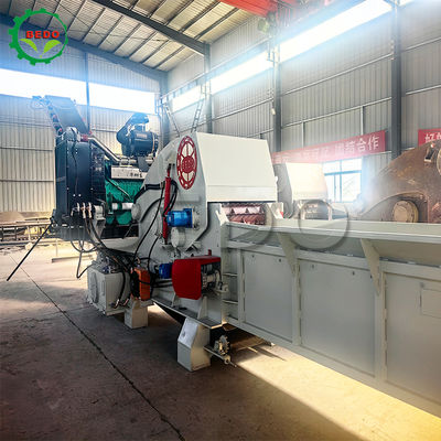 12-15 t/h Máquina de trituración de madera de alta capacidad de biomasa con certificación CE Equipo de trituración industrial tipo tambor