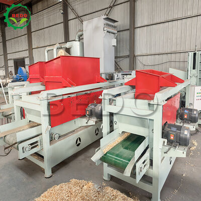 Máquina de virutas de madera de acero al carbono con hoja de acero aleado, espesor de 1-2 mm, equipo para trabajar la madera