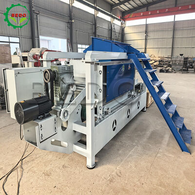 Máquina de virutas de madera con capacidad de 400 kg/h, rodillo de 125 mm, operación automática, equipo industrial