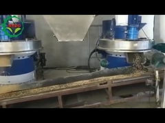 Máquina de pellets de biomasa de acero inoxidable con sistema de control PLC