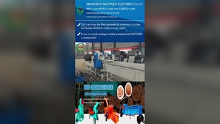 Máquina para fabricar aserrín de madera industrial de alta capacidad con motor eléctrico