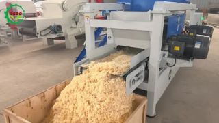 Máquina de virutas de madera para lechos de animales, poco ruido y fácil mantenimiento